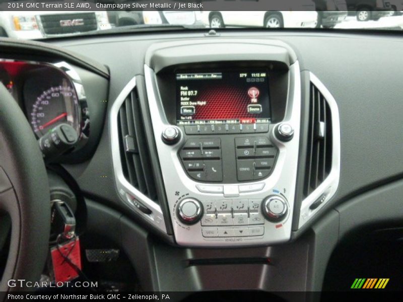 Champagne Silver Metallic / Jet Black 2014 GMC Terrain SLE AWD