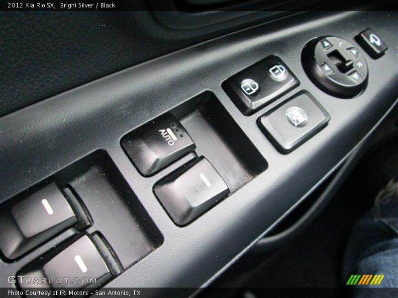 Bright Silver / Black 2012 Kia Rio SX
