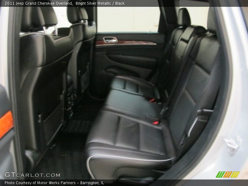 Bright Silver Metallic / Black 2011 Jeep Grand Cherokee Overland