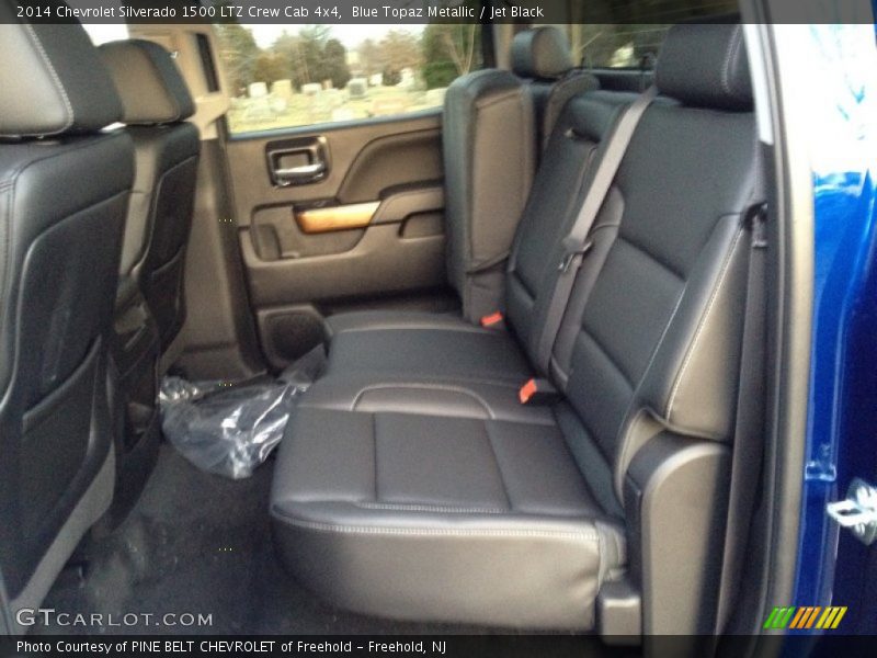Blue Topaz Metallic / Jet Black 2014 Chevrolet Silverado 1500 LTZ Crew Cab 4x4