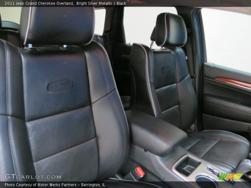 Bright Silver Metallic / Black 2011 Jeep Grand Cherokee Overland