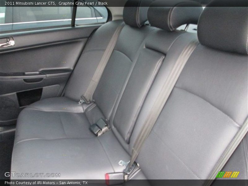 Graphite Gray Pearl / Black 2011 Mitsubishi Lancer GTS