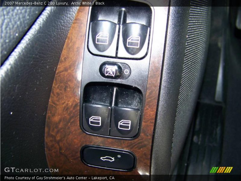 Arctic White / Black 2007 Mercedes-Benz C 280 Luxury