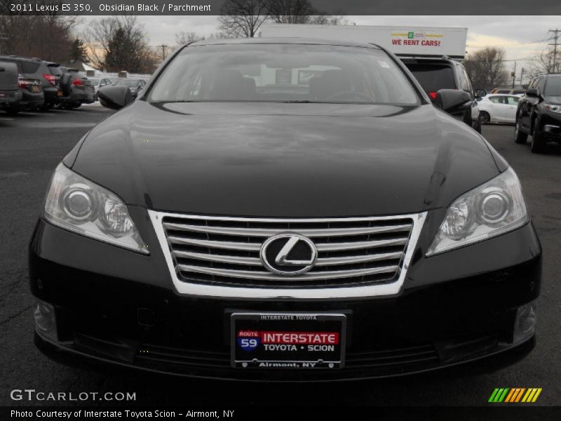 Obsidian Black / Parchment 2011 Lexus ES 350