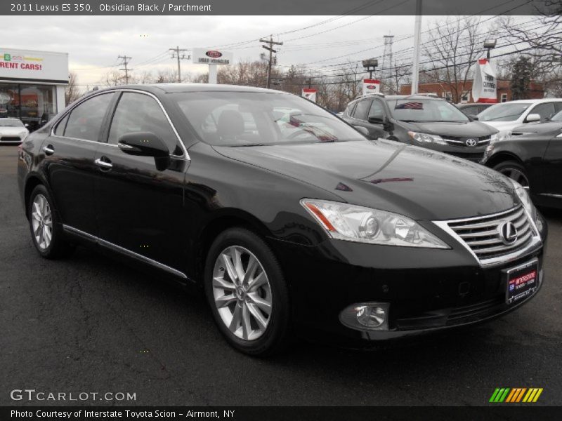 Obsidian Black / Parchment 2011 Lexus ES 350