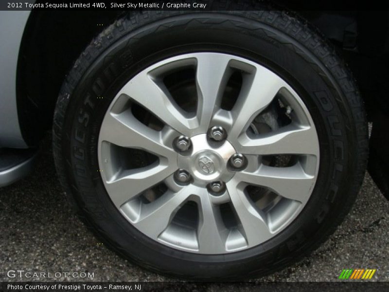 Silver Sky Metallic / Graphite Gray 2012 Toyota Sequoia Limited 4WD