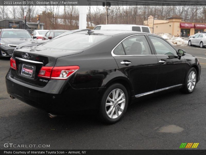 Obsidian Black / Parchment 2011 Lexus ES 350