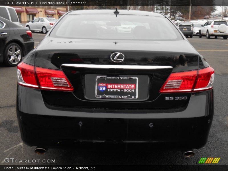 Obsidian Black / Parchment 2011 Lexus ES 350