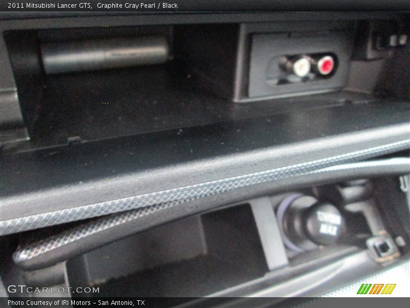 Graphite Gray Pearl / Black 2011 Mitsubishi Lancer GTS