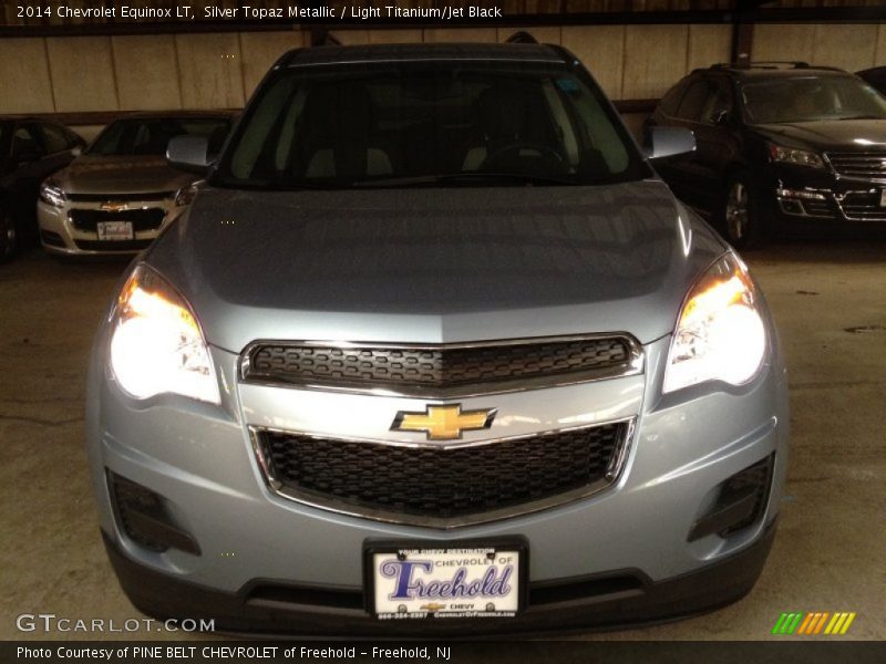 Silver Topaz Metallic / Light Titanium/Jet Black 2014 Chevrolet Equinox LT