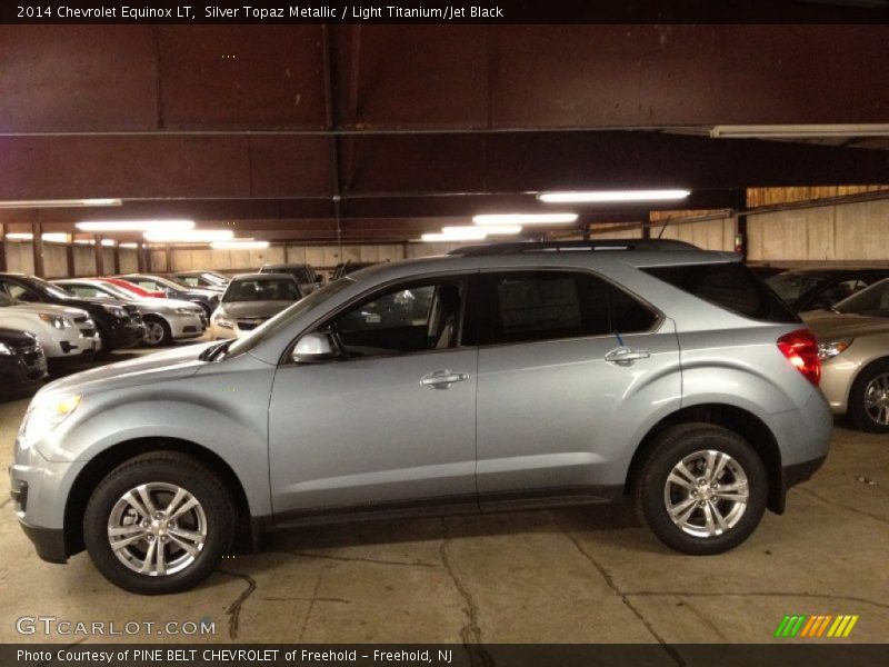 Silver Topaz Metallic / Light Titanium/Jet Black 2014 Chevrolet Equinox LT