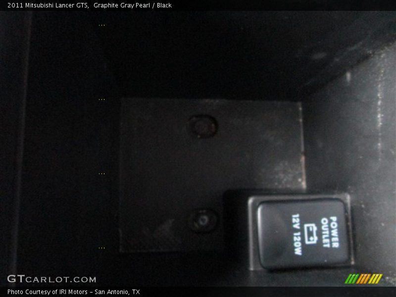 Graphite Gray Pearl / Black 2011 Mitsubishi Lancer GTS