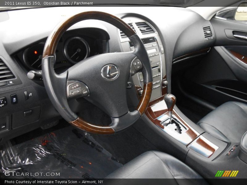 Obsidian Black / Parchment 2011 Lexus ES 350
