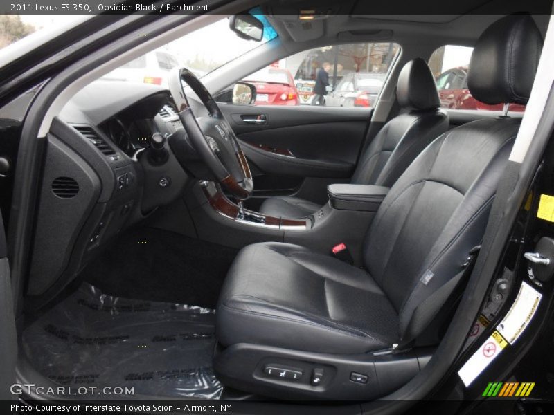 Obsidian Black / Parchment 2011 Lexus ES 350