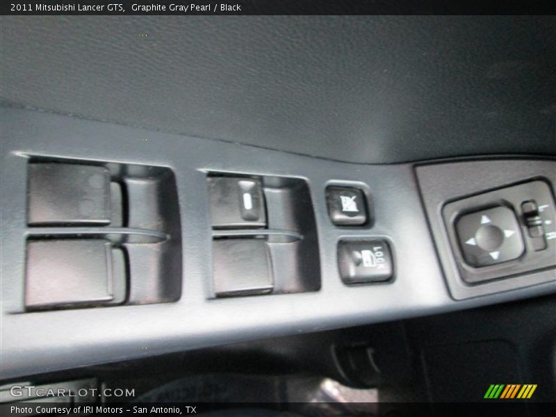 Graphite Gray Pearl / Black 2011 Mitsubishi Lancer GTS