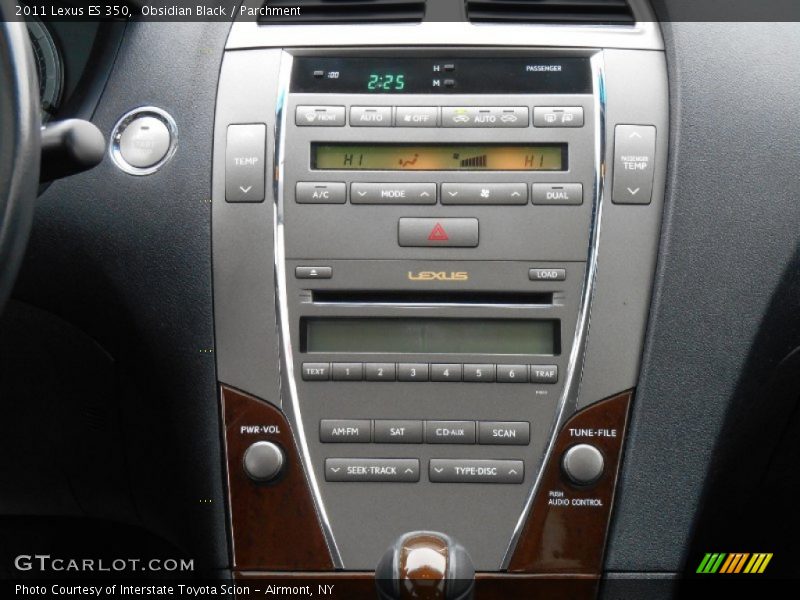 Obsidian Black / Parchment 2011 Lexus ES 350