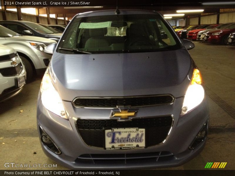 Grape Ice / Silver/Silver 2014 Chevrolet Spark LS