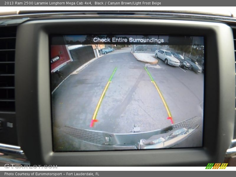 Black / Canyon Brown/Light Frost Beige 2013 Ram 2500 Laramie Longhorn Mega Cab 4x4