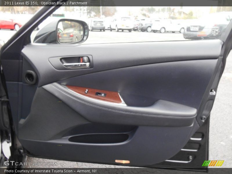 Obsidian Black / Parchment 2011 Lexus ES 350