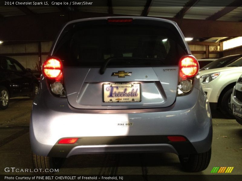 Grape Ice / Silver/Silver 2014 Chevrolet Spark LS