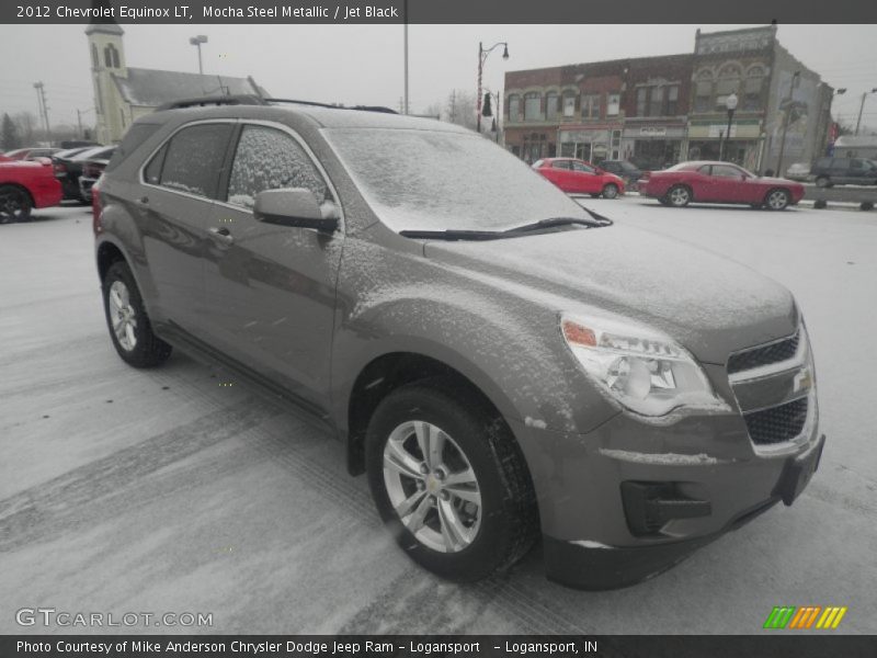 Mocha Steel Metallic / Jet Black 2012 Chevrolet Equinox LT