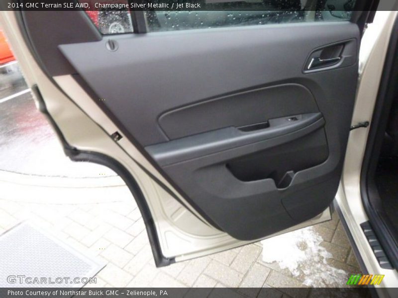 Champagne Silver Metallic / Jet Black 2014 GMC Terrain SLE AWD