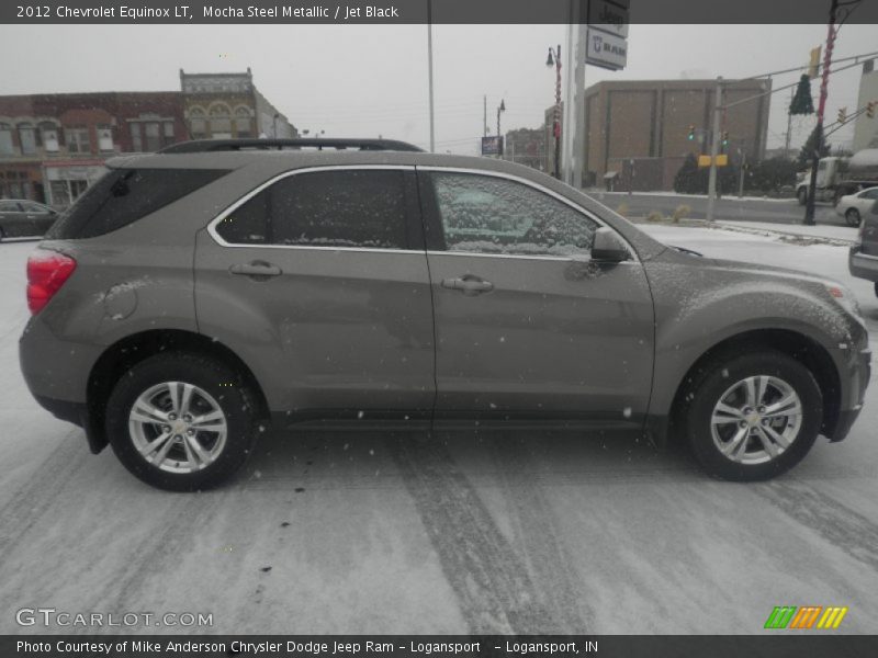 Mocha Steel Metallic / Jet Black 2012 Chevrolet Equinox LT