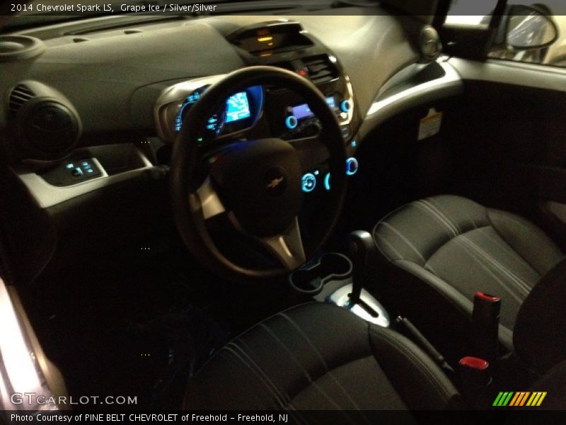 Grape Ice / Silver/Silver 2014 Chevrolet Spark LS
