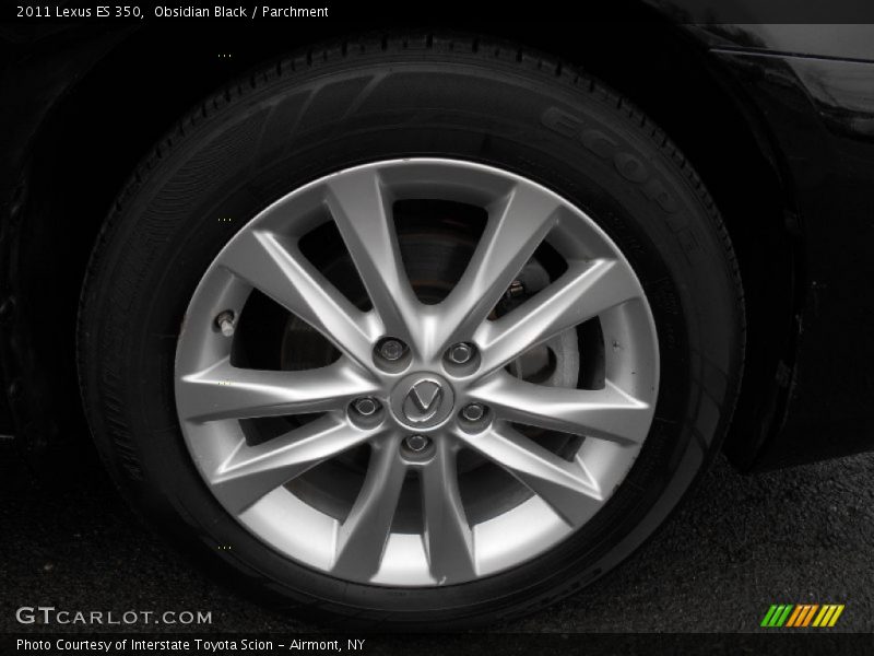 Obsidian Black / Parchment 2011 Lexus ES 350