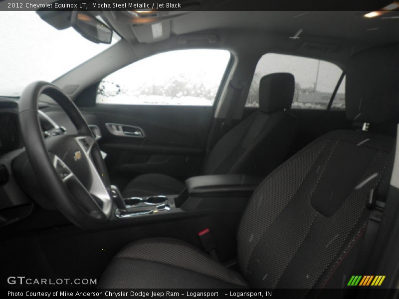 Mocha Steel Metallic / Jet Black 2012 Chevrolet Equinox LT
