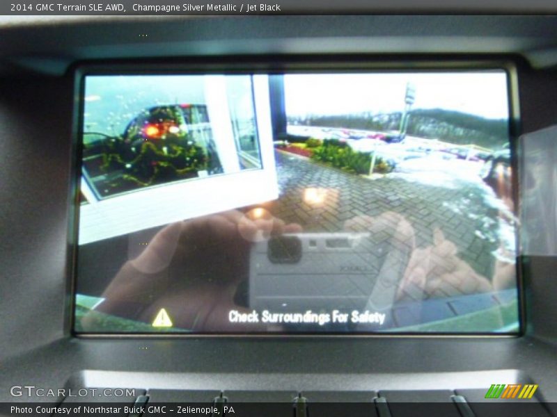 Champagne Silver Metallic / Jet Black 2014 GMC Terrain SLE AWD
