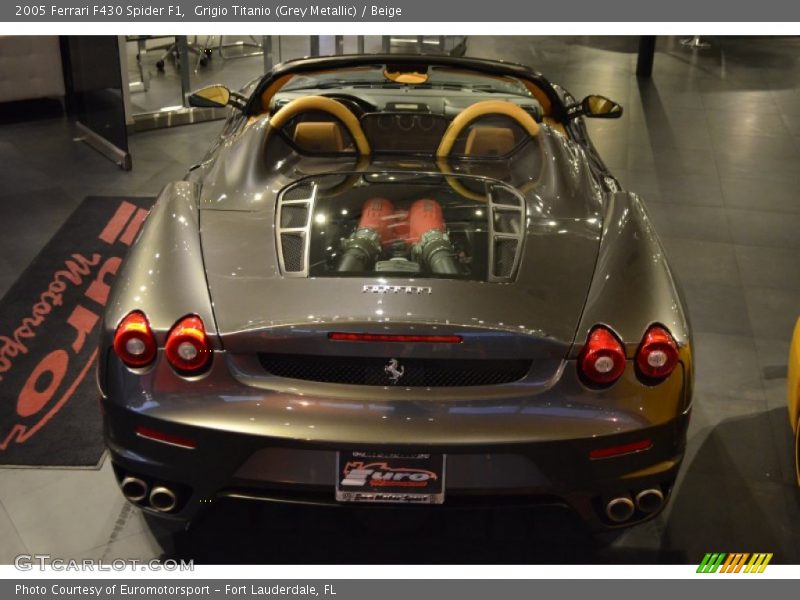 Grigio Titanio (Grey Metallic) / Beige 2005 Ferrari F430 Spider F1