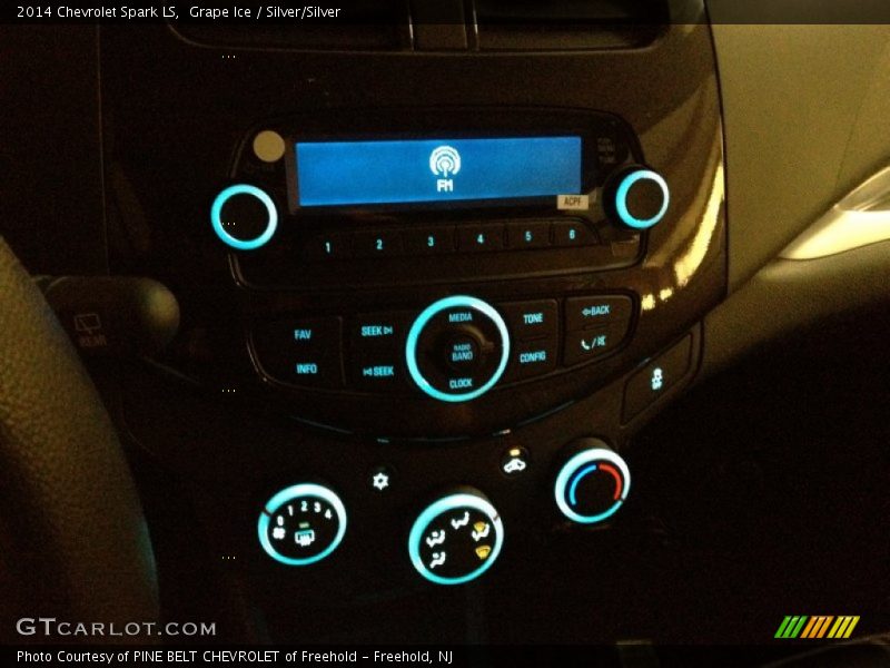 Grape Ice / Silver/Silver 2014 Chevrolet Spark LS