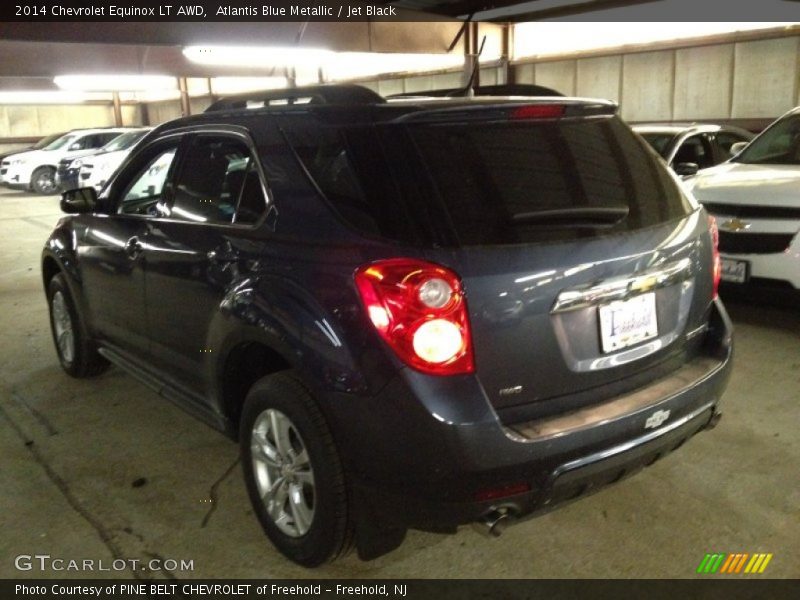 Atlantis Blue Metallic / Jet Black 2014 Chevrolet Equinox LT AWD