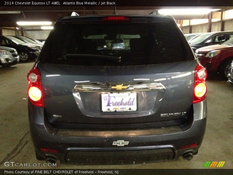 Atlantis Blue Metallic / Jet Black 2014 Chevrolet Equinox LT AWD