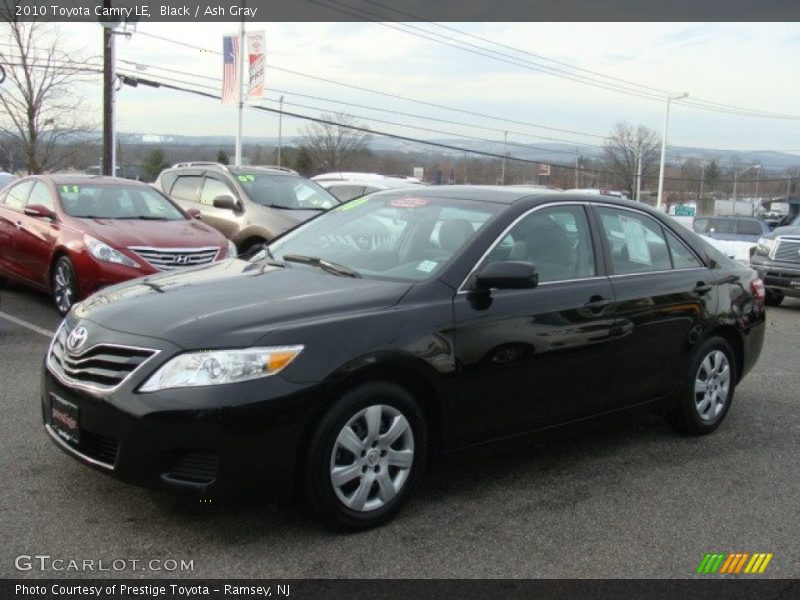 Black / Ash Gray 2010 Toyota Camry LE
