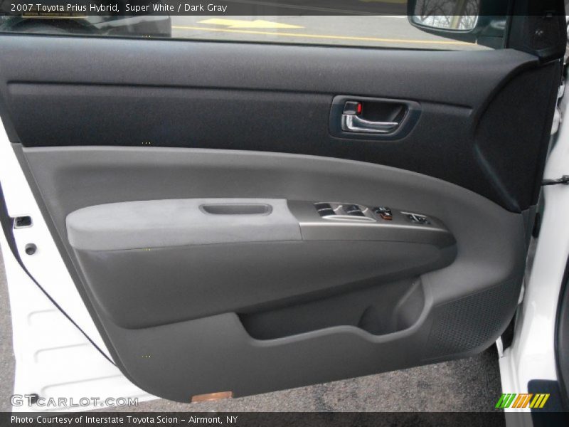 Super White / Dark Gray 2007 Toyota Prius Hybrid