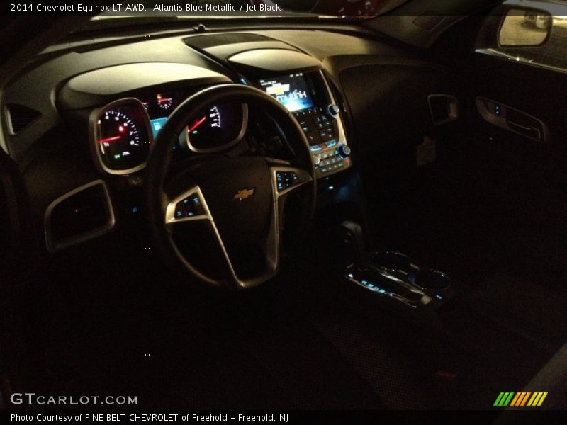 Atlantis Blue Metallic / Jet Black 2014 Chevrolet Equinox LT AWD