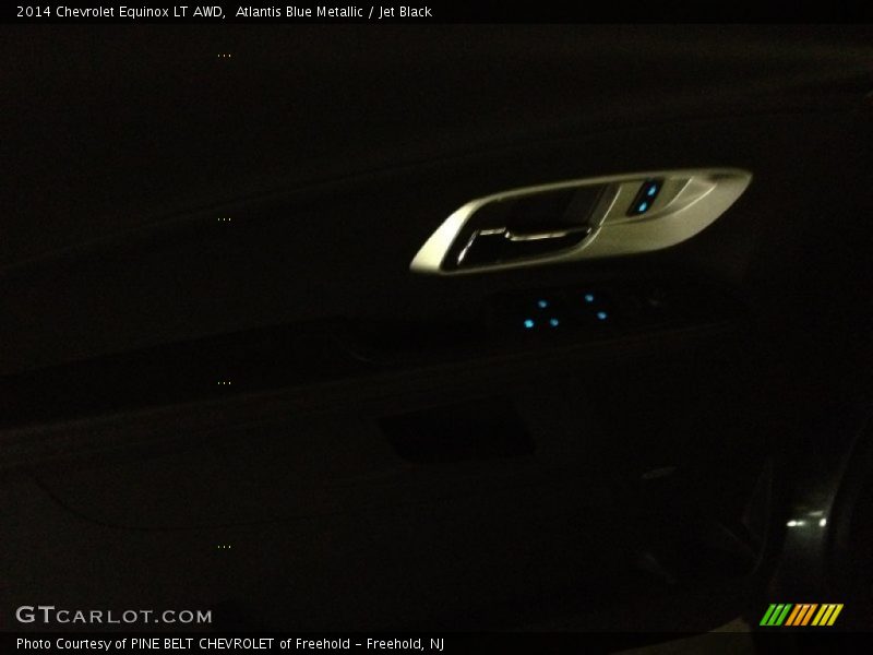 Atlantis Blue Metallic / Jet Black 2014 Chevrolet Equinox LT AWD