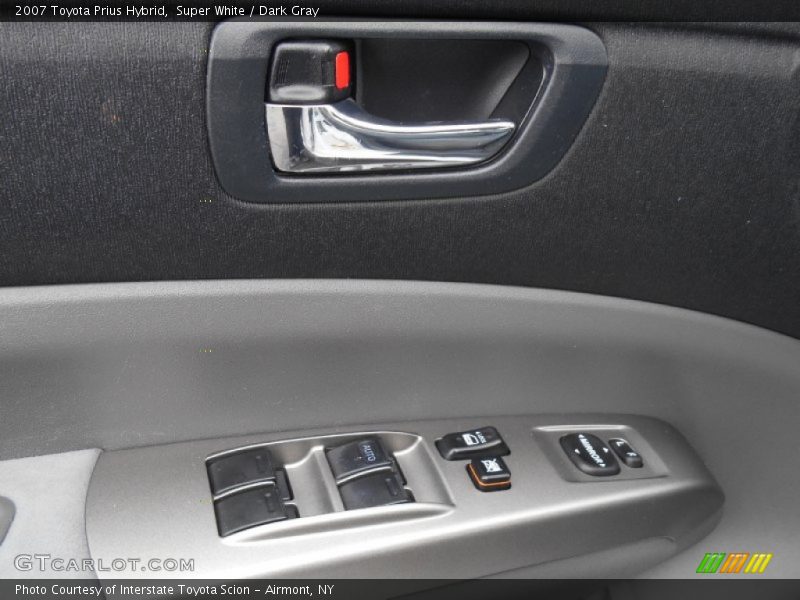 Super White / Dark Gray 2007 Toyota Prius Hybrid