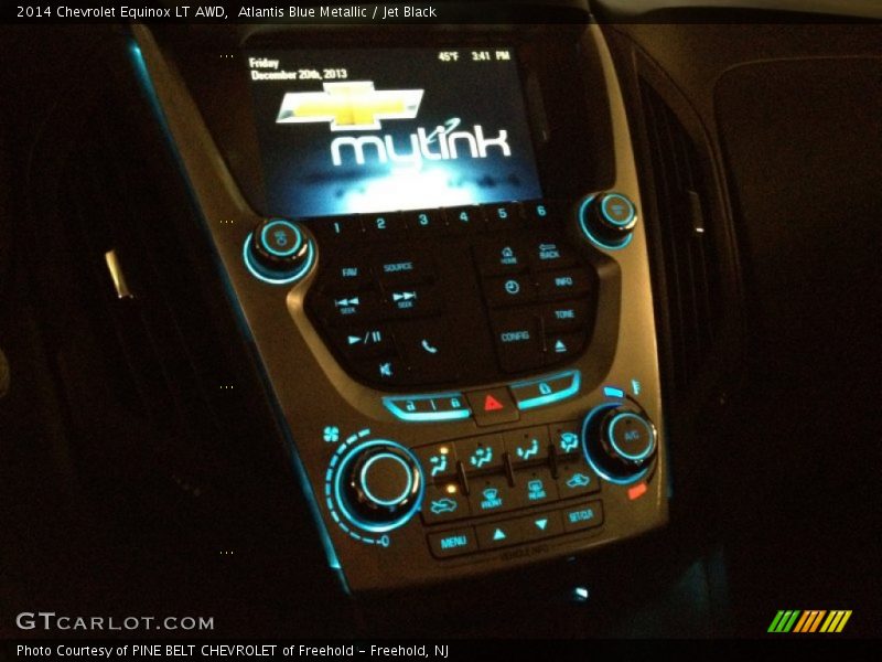 Atlantis Blue Metallic / Jet Black 2014 Chevrolet Equinox LT AWD