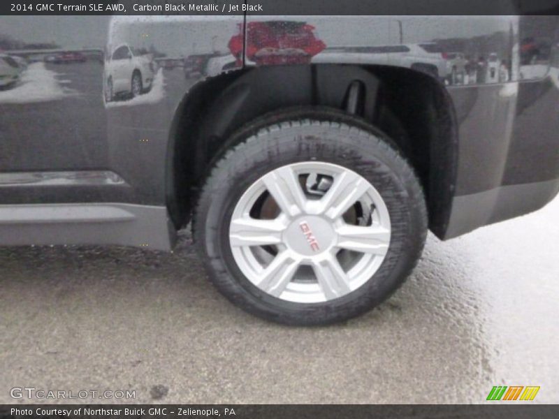 Carbon Black Metallic / Jet Black 2014 GMC Terrain SLE AWD