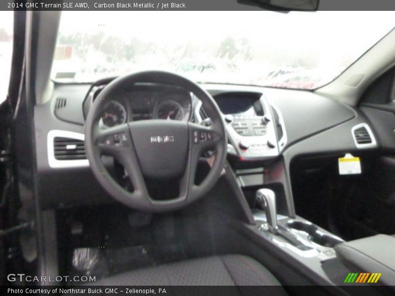 Carbon Black Metallic / Jet Black 2014 GMC Terrain SLE AWD