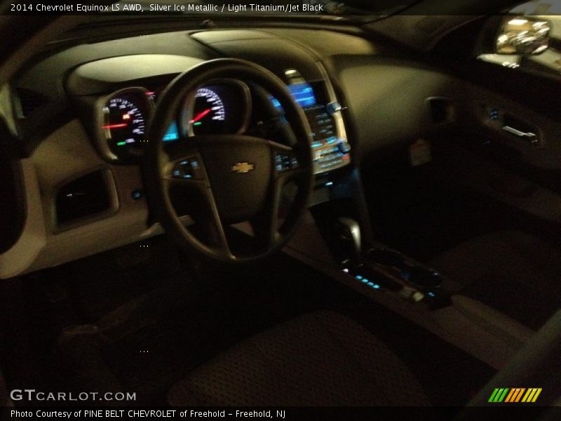 Silver Ice Metallic / Light Titanium/Jet Black 2014 Chevrolet Equinox LS AWD