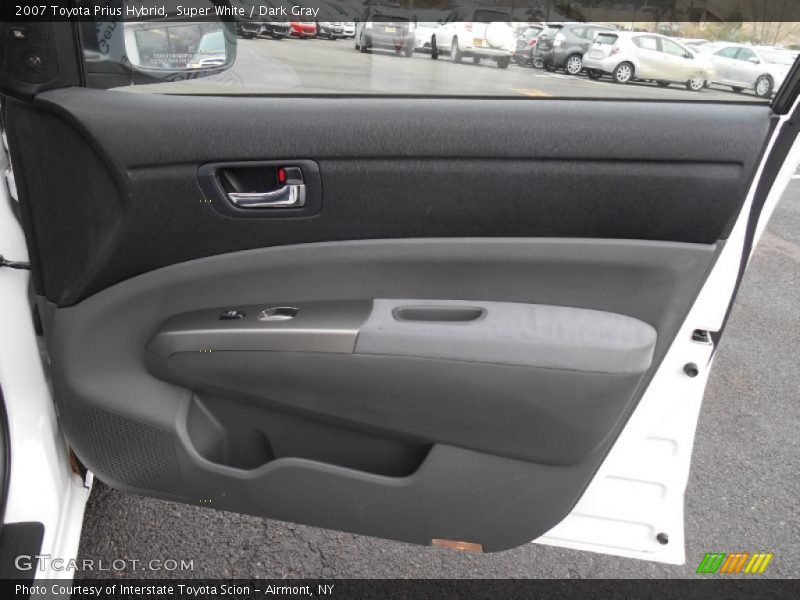 Super White / Dark Gray 2007 Toyota Prius Hybrid