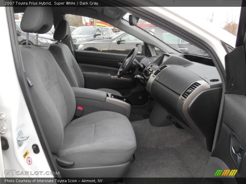 Super White / Dark Gray 2007 Toyota Prius Hybrid