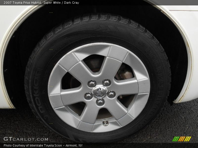 Super White / Dark Gray 2007 Toyota Prius Hybrid