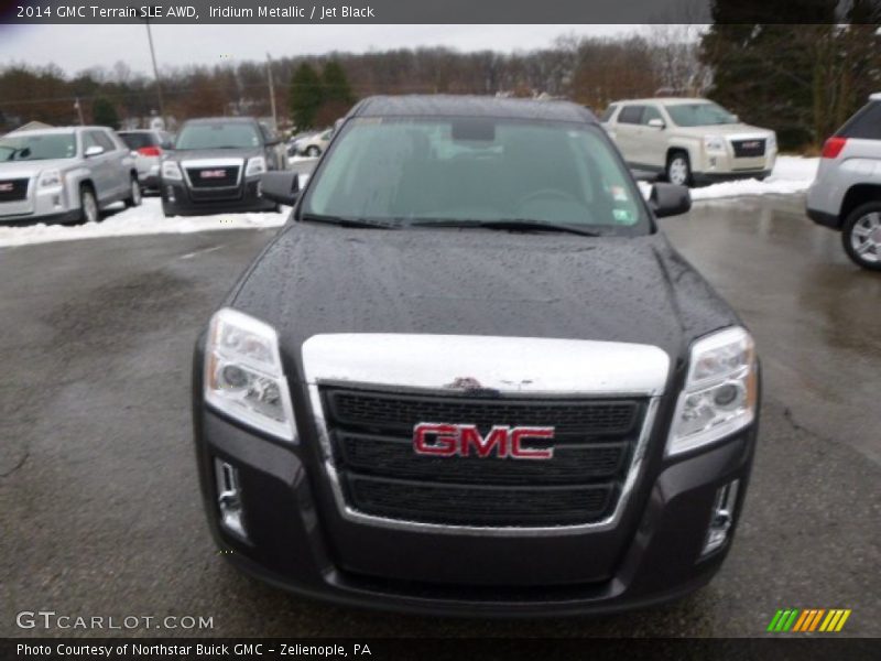 Iridium Metallic / Jet Black 2014 GMC Terrain SLE AWD