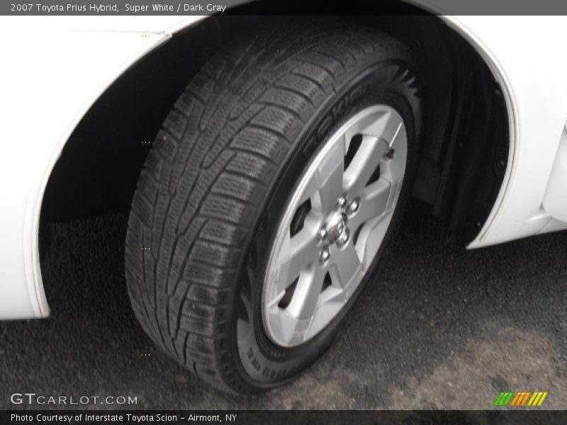 Super White / Dark Gray 2007 Toyota Prius Hybrid