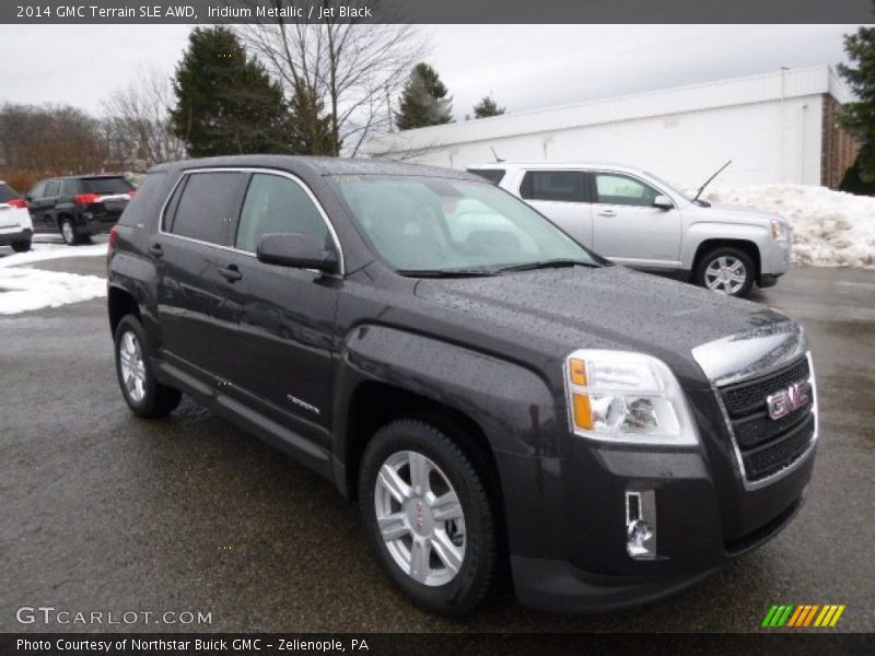 Iridium Metallic / Jet Black 2014 GMC Terrain SLE AWD